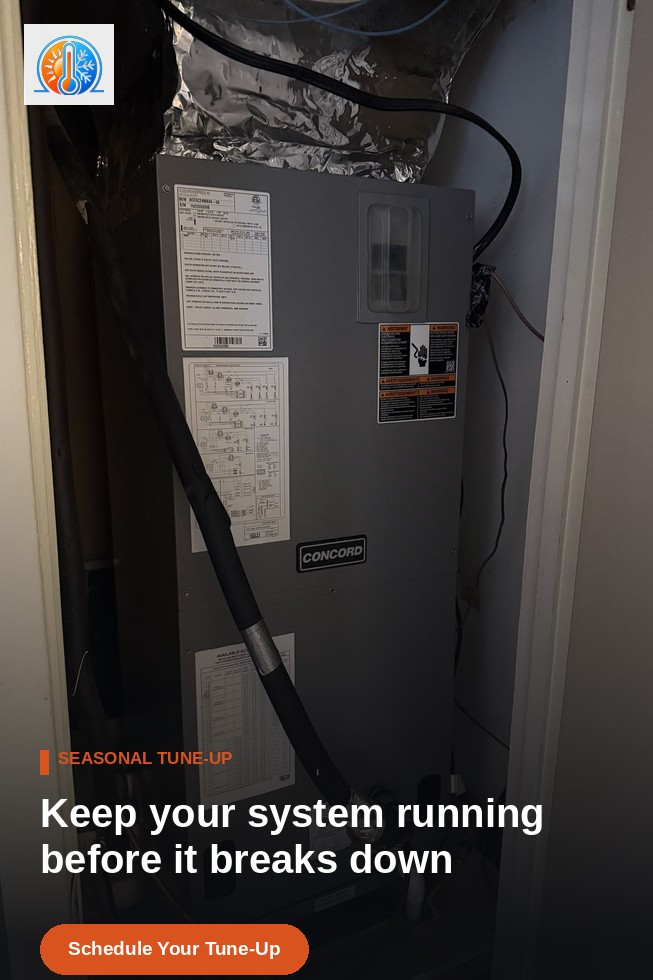 Schedule a seasonal HVAC tune-up